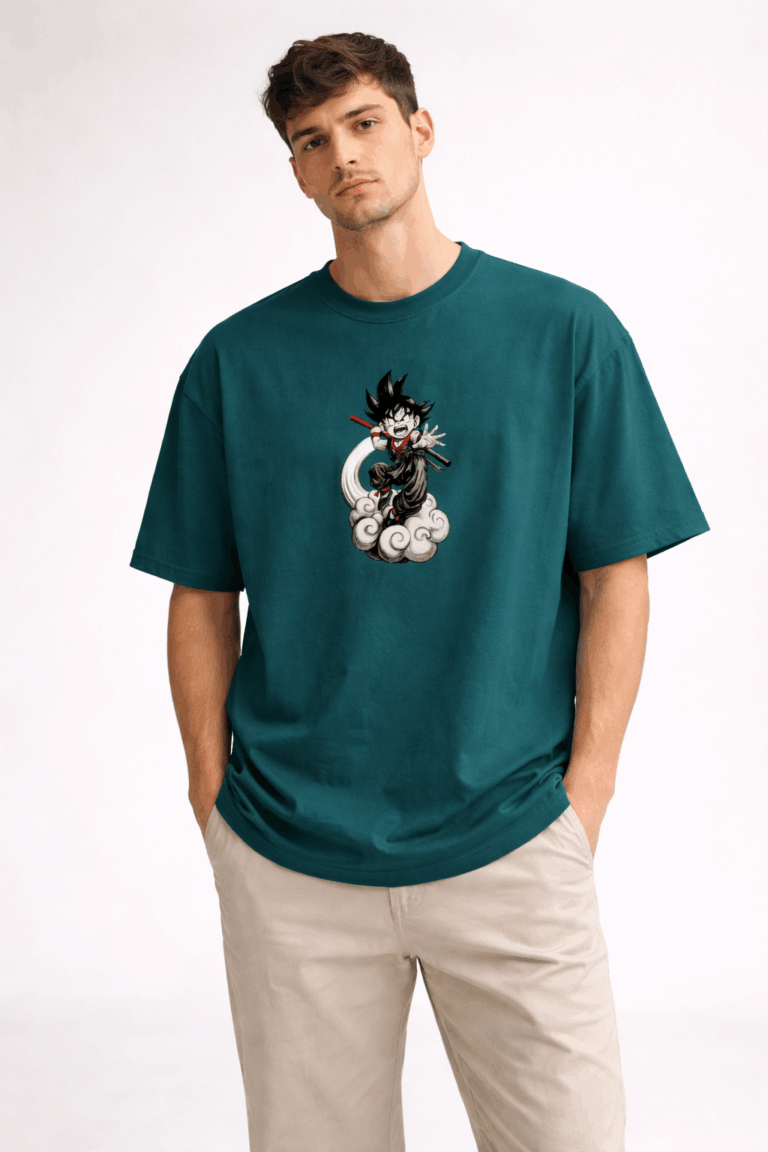 Goku - Oversized Round Neck Tee